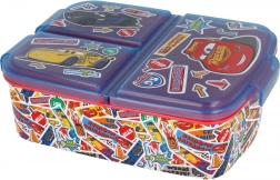 Lunchbox met meerdere vakken Cars met Bliksem McQueen