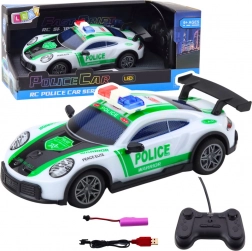 Sportieve politieauto RC Drift met LED-verlichting 1:22