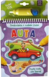 Kleurboek met waterstift Auto’s – schilder met water, telkens opnieuw