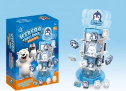 Behendigheidsspel met balancerende beren en pinguïns