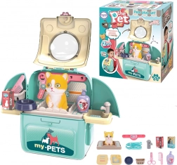 Woopie katje 2-in-1 draagbare beautysalon in rugzak en transportbox