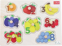 Houten puzzel FRUIT – 8 stukjes