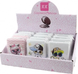 Zakspiegeltje met diermotieven, 12 stuks