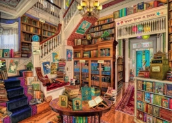 Ravensburger legpuzzel The Fantasy Bookshop 1000 stukjes