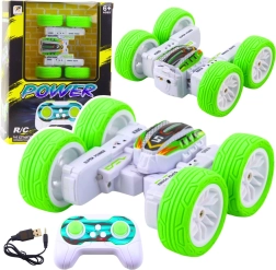 Stunt RC-auto 360° 1:32 groen