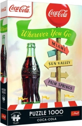 Puzzel 1000 Premium Plus – COCA-COLA Kamkoli míříš