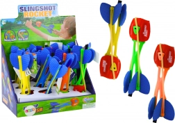 Kleurvolle foam werpraket met bereik van 25 meter