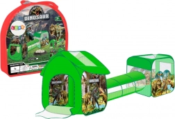 Kinder speelset 3-in-1 – tent met tunnel en ballenbak met dinosaurusmotief