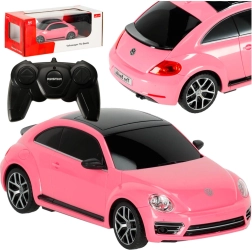 Rastar Volkswagen Beetle raceauto op afstandsbediening roze