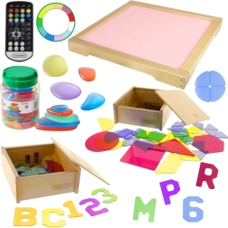 LED-lichtpaneel met afstandsbediening en accessoires - MASTERKIDZ