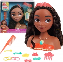 Stylinghoofd DISNEY MOANA (Vaiana) met 14 accessoires