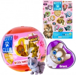 capsule kitty club gold edition – verzamelaars mini-figuurtje verrassing