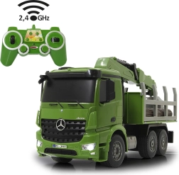Jamara Mercedes-Benz Arocs RC-bosbouwtruck voor houttransport 1:20 2,4 GHz