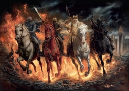 Puzzel Vier Ruiters van de Apocalyps 1000 stukjes