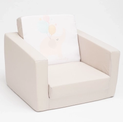Opklapbare kinderfauteuil New Baby Elephant beige