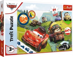 Puzzel 24 Maxi Vrolijke Auto’s Disney Cars 3