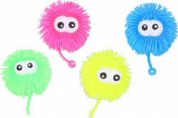 Lichtgevende bal met ogen 9 cm