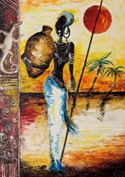 Puzzel Afrikaanse vrouw 1000 stukjes MAGNOLIA