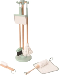 Mintkleurige schoonmaakset voor kinderen