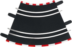 Bochten 1/45° voor racebaan GO!!!, GO!!! Plus en Digital 143 (4 stuks)