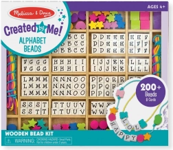 Creatieve kralenset met letters