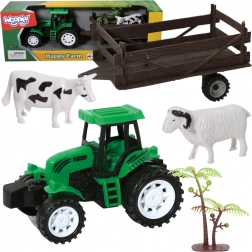 Tractor met Aanhanger en Dieren Woopie