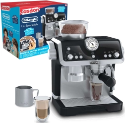Kinderkoffiemachine met stoompijpje CASDON De’Longhi – set voor kleine barista’s