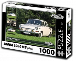 Puzzel RETRO-AUTO’s Škoda 1000 MB (1965) – 1000 stukjes