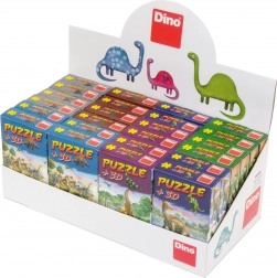Puzzel met dinosaurussen en figuurtje – 60 stukjes