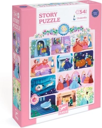 DJECO Sprookjespuzzel Assepoester - 54 stukjes