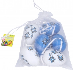 Decoratieve plastic eieren mix