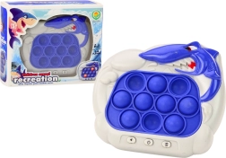 Pop-It Console Haai Licht Geluid Blauw