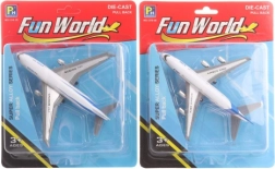 Metalen vliegtuig voor kinderen 14 × 13 cm