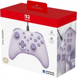 Bedrade controller HORIPAD Turbo voor Nintendo Switch in de kleur Lavender