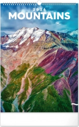 Wandkalender Bergen 2026