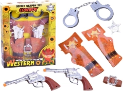 Cowboy-speelset met revolvers