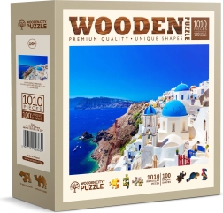Houten puzzel Santorini Griekenland