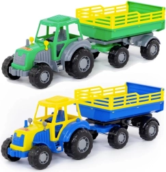 Tractor met aanhanger voor kinderen