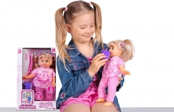 Panenka NATALIA Čistotka pratende pop 33 cm