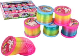 Regenboogveer met LED-effect – eenhoornmotief