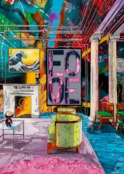 Puzzel 1000 stukjes Kamer met golf