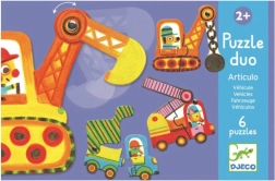 Puzzle Duo Autootjes in Beweging