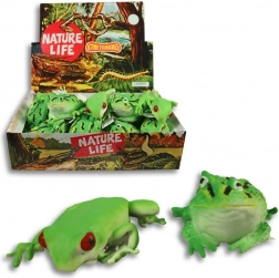 Rubberen kikker 10 cm