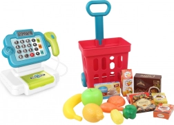 Kassa met winkelwagentje met licht- en geluidseffecten