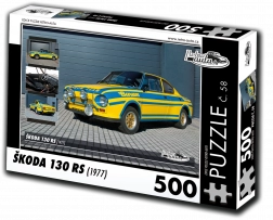retro-auto's puzzel škoda 130 rs 500 stukjes