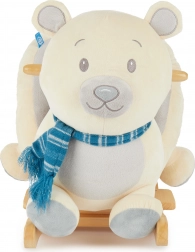 bieco schommelende ijsbeer lars met veiligheidszitje