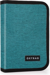 Školní penál s 2 chlopněmi UNICOLOR green