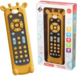 Muzikale kinder-TV-afstandsbediening giraffe met siliconen hoes