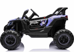 Elektrische kinderbuggy 4x4 KUROMI – paars