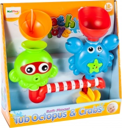 Bad speeltje octopus en krab